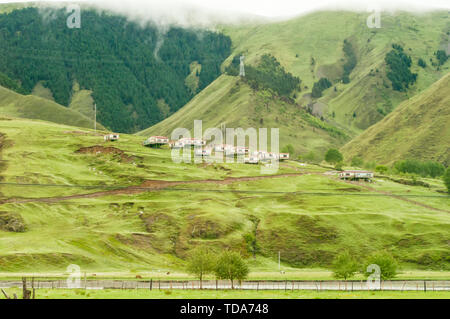 Natural Scenery of Xindu Bridge Tibetan Area in Tagong, Sichuan