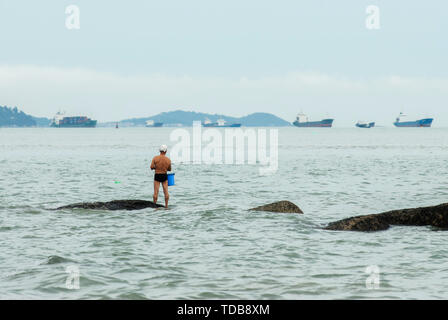 Tourism Film of Gulangyu, Xiamen, Fujian Stock Photo