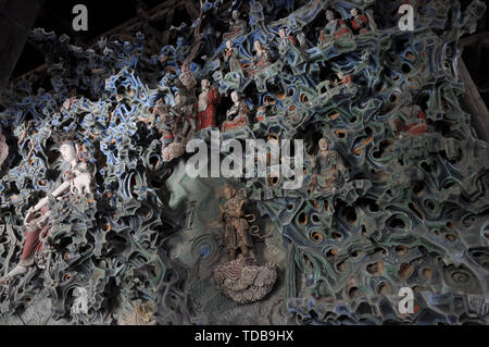 Guanyin, upside down at the Great Buddha Temple in Zhengding, Hebei Province Stock Photo