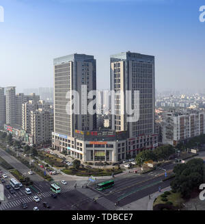 Ningbo Beilun city architectural scenery Stock Photo