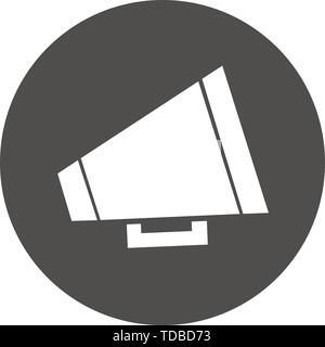 Megaphone icon. Flat design. Vector Illustration. Stock Vector