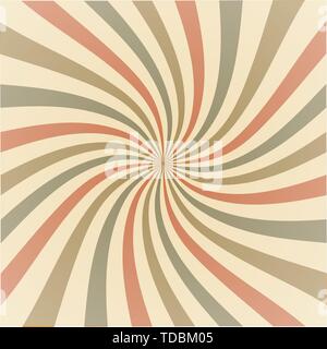Abstract vintage colorful rays background. Vector illustration Stock Vector