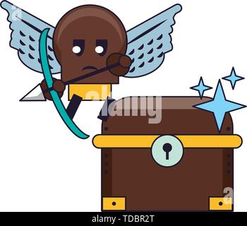 Videogame characters and elements cartoons Stock Vector