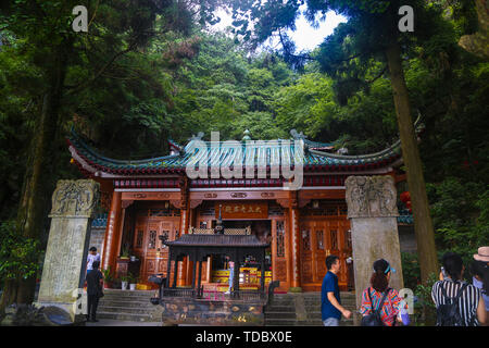 Jiangxi Lushan scenery picture, including Pokou scenic map, embroidery valley scenic map, flower path such as Qin Lake scenic map and so on Stock Photo