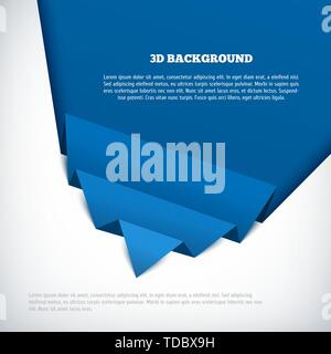 Abstract 3d background Stock Vector