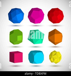 Geometric elements set Stock Vector