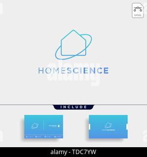 home architect logo minimalis design vector icon element Stock Vector