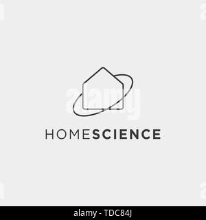 home architect logo minimalis design vector icon element Stock Vector