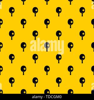 Rackets and ball for playing table tennis pattern vector Stock Vector