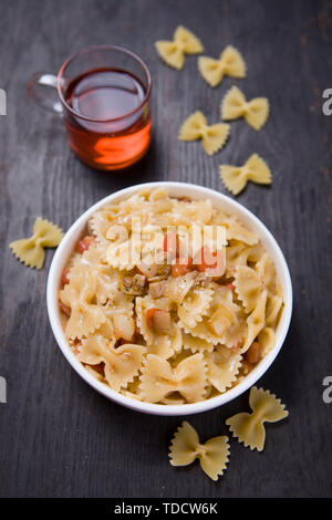 Cold vegetables, cold noodles are not the same every day. Stock Photo