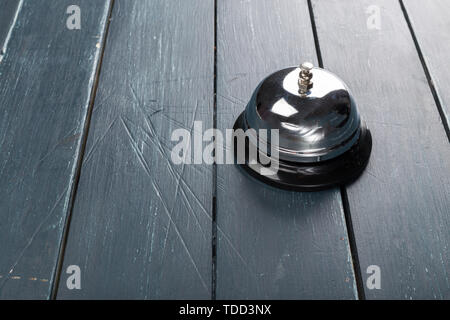 Support and service bell in hotel Stock Photo