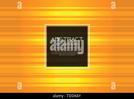 Abstract vector luxury gold line speed light with square banner white frame  template design modern background illustration. Stock Vector