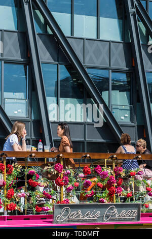 Paddington regeneration project of the old canal basin, Paddington, London, England, U.K. Stock Photo