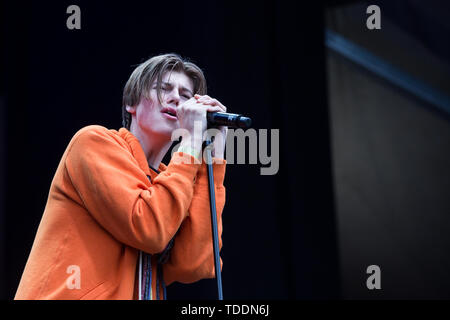 Oslo, Norway - June 13th, 2019. The Australian singer Ruel performs a live during the Norwegian music festival Piknik i Parken 2019 in Oslo. (Photo credit: Gonzales Photo - Per-Otto Oppi). Stock Photo