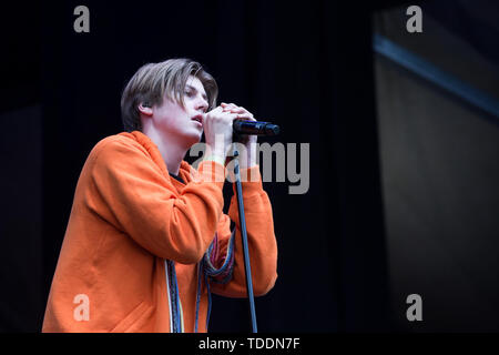 Oslo, Norway - June 13th, 2019. The Australian singer Ruel performs a live during the Norwegian music festival Piknik i Parken 2019 in Oslo. (Photo credit: Gonzales Photo - Per-Otto Oppi). Stock Photo