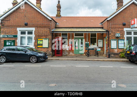 Eridge Station, on Groombridge Lane Stock Photo