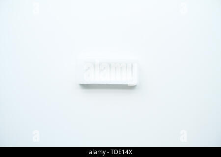 Shockproof material Expanded polyethylene, EPE foam  in white background, São Paulo, Brazil Stock Photo