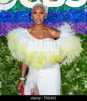 New York, NY - June 09, 2019: Cynthia Erivo attends the 73rd Annual Tony Awards at Radio City Music Hall Stock Photo