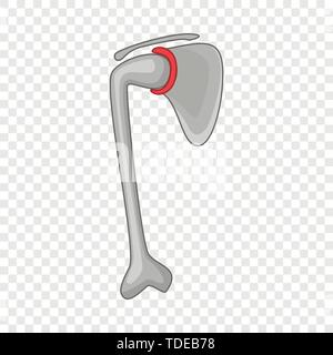 Artificial joint icon, cartoon style Stock Vector