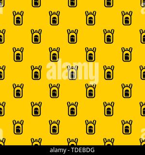 Backpack pattern vector Stock Vector