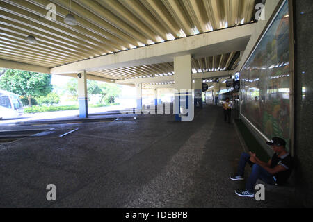 Salvador, Brazil. 14th June, 2019. Salvador Bus Station was without interstate buses during a general strike in Salvador, Bahia. Credit: Mauro Akiin Nassor/FotoArena/Alamy Live News Stock Photo