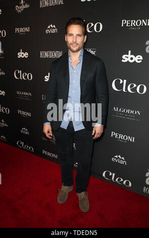 Hollywood, Ca. 14th June, 2019. Peter Facinelli, at sbe Celebrates of the Grand Re-Opening of Cleo Hollywood at Cleo Hollywood in Hollywood, California on June 14, 2019. Credit: Faye Sadou/Media Punch/Alamy Live News Stock Photo