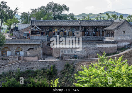 Lijiashan ancient architecture Stock Photo