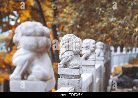 Baotong Zen Temple, Hongshan District, Wuhan, Jiangcheng Stock Photo