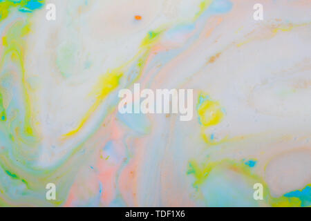 Abstract background of colored propylene pigment formation Stock Photo