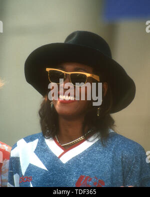 Pasadena, California, USA 15th July 1994 Singer Whitney Houston attends Pre-Game World Cup Ceremony Event on July 15, 1994 at the Rose Bowl in Pasadena, California, USA. Photo by Barry King/Alamy Stock Photo Stock Photo