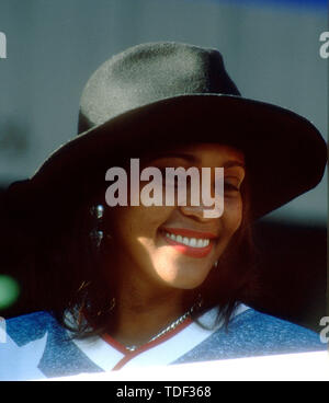 Pasadena, California, USA 15th July 1994 Singer Whitney Houston attends Pre-Game World Cup Ceremony Event on July 15, 1994 at the Rose Bowl in Pasadena, California, USA. Photo by Barry King/Alamy Stock Photo Stock Photo