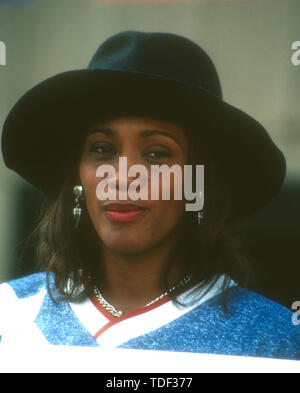 Pasadena, California, USA 15th July 1994 Singer Whitney Houston attends Pre-Game World Cup Ceremony Event on July 15, 1994 at the Rose Bowl in Pasadena, California, USA. Photo by Barry King/Alamy Stock Photo Stock Photo