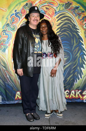 Concord Records Presesnts Listening Event In Anticipation Of The Release Of 'Africa Speaks' by CARLOS SANTANA and BUIKA  House of Blues  Mandalay Bay Hotel & Casino  Las Vegas, Nv  May 14, 2019  Featuring: Carlos Santana, Buika Where: Las Vegas, Nevada, United States When: 14 May 2019 Credit: DJDM/WENN.com Stock Photo