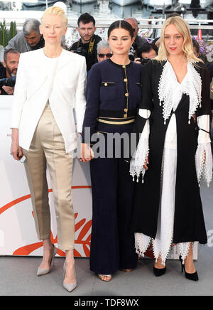 The Dead Don't Die photo call at the 72nd Cannes Film Festival  Featuring: Tilda Swinton, Selena Gomez, Chloe Sevigny Where: Cannes, United Kingdom When: 15 May 2019 Credit: WENN.com Stock Photo