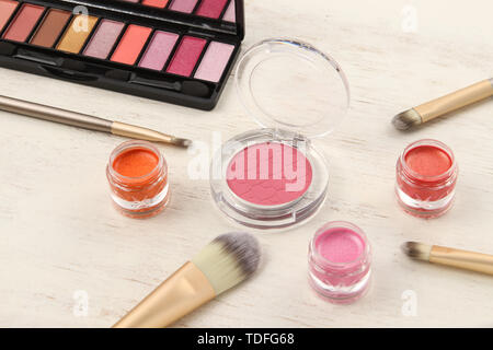 A variety of different cosmetics. Stock Photo