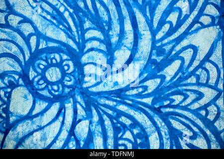 Batik braid glowing dots abstract background Stock Photo