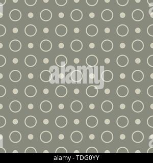 vector seamless circle background. gray abstract seamless background of rings, eps10. Stock Vector