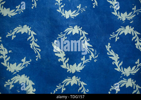 Batik braid glowing dots abstract background Stock Photo