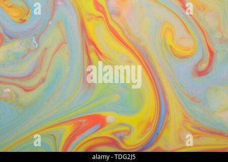 Abstract background of colored propylene pigment formation Stock Photo
