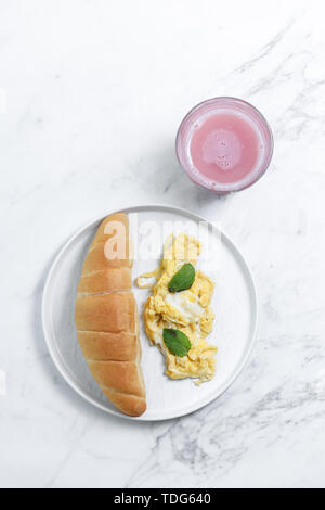 Healthy and nutritious Western-style breakfast Stock Photo