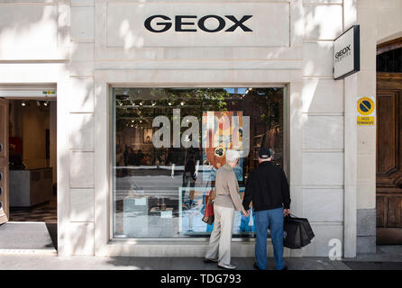 Italian footwear brand Geox store seen in Stock Photo - Alamy