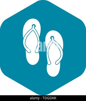 Beach thongs icon,simple style Stock Vector Image & Art - Alamy