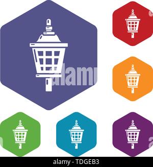 Mosquito trap icon, simple black style Stock Vector