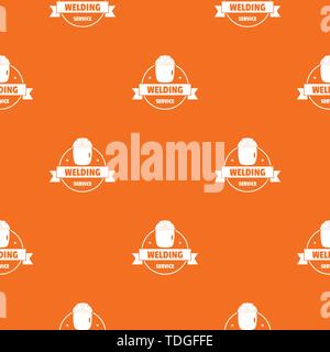 Welding mask pattern vector orange Stock Vector