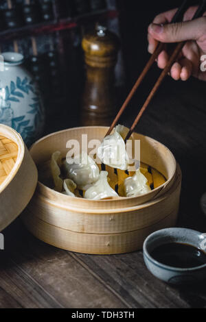 Chinese-style dumplings Stock Photo