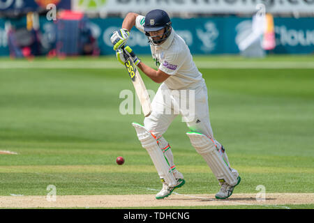 Chelmsford, UK. 16th June, 2019. Rossouw of Hampshire in action during todays match during Specsavers County Championship match: Essex vs Hampshire at Chelmsford Cricket Ground on Sunday, June 16, 2019 in CHELMSFORD England. (Editorial use only, license required for commercial use. No use in betting, games or a single club/league/player publications.) Credit: Taka G Wu/Alamy Live News Stock Photo