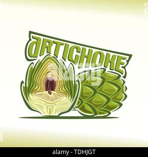 Vector logo for artichoke Stock Vector