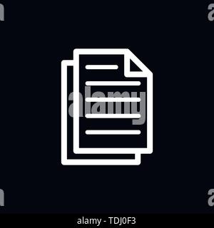 Copy icon. Duplicate app sign. Simple User interface element. EPS10 vector. Stock Vector