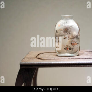 Ming and Qing snuff bottles Stock Photo