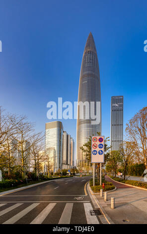 China Resources Building, Nanshan District, Shenzhen Stock Photo